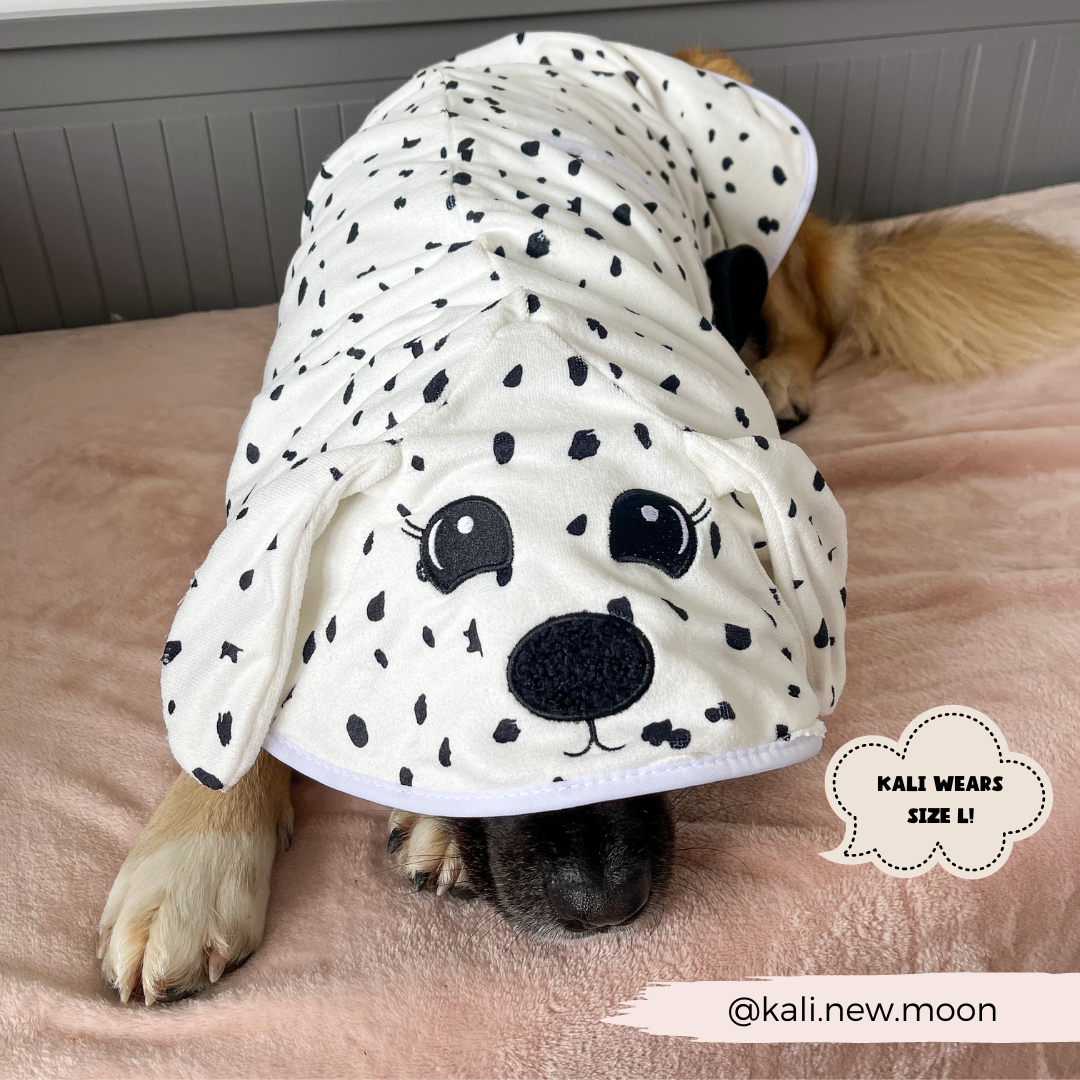 Dalmatian Drying Robe