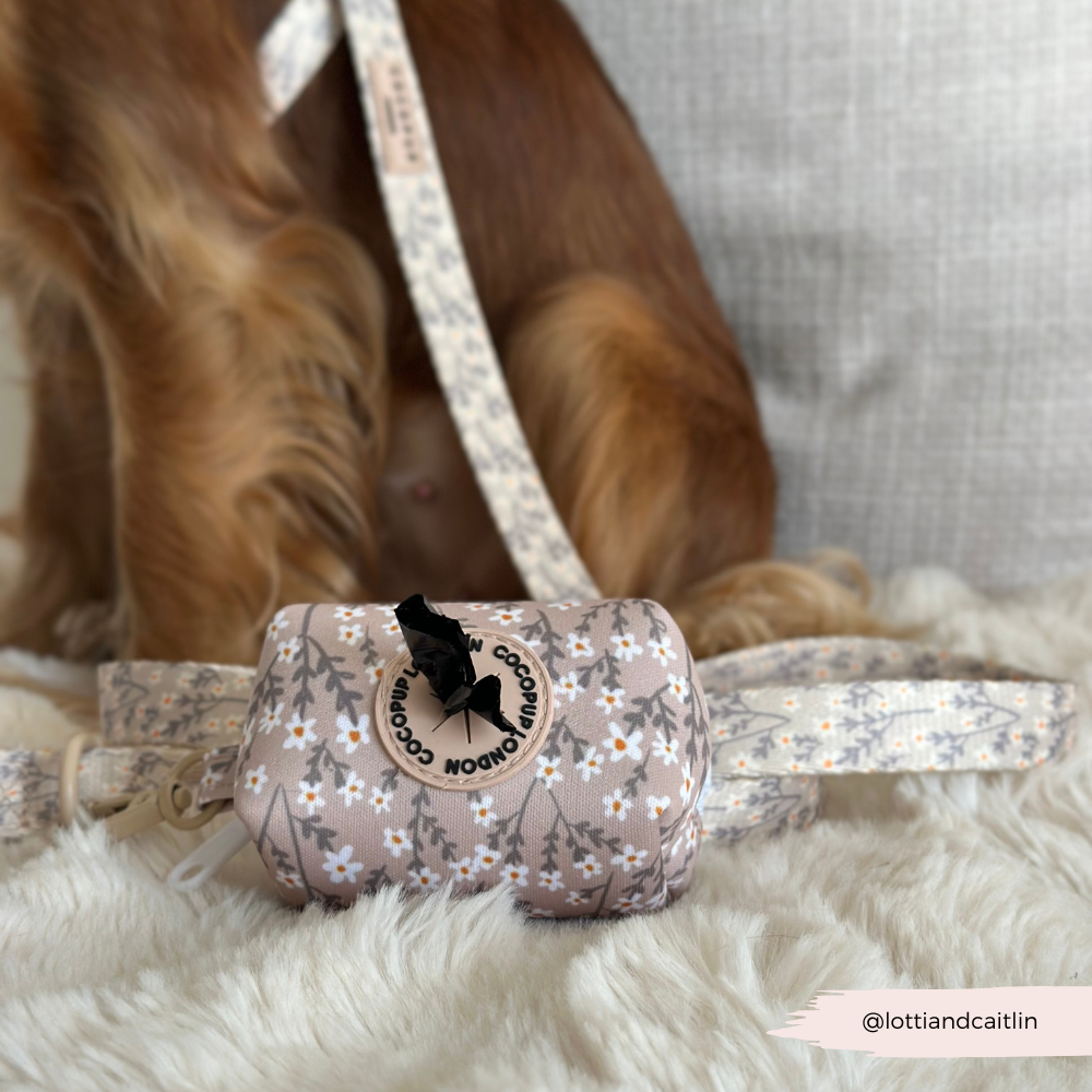 Nude Flowers Poop Bag Holder