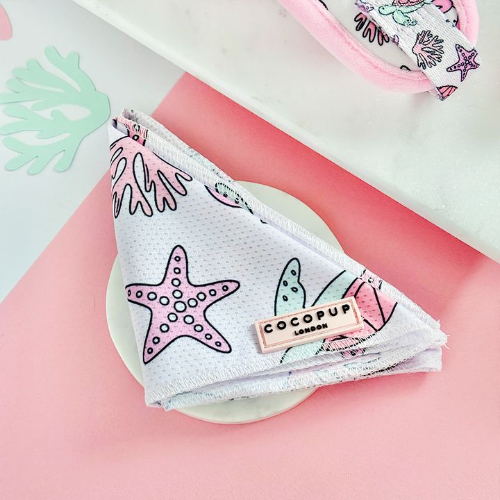 Pawcific Pink Reef Bandana