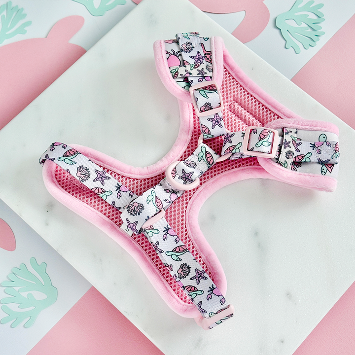 Pawcific Pink Reef Adjustable Neck HARNESS