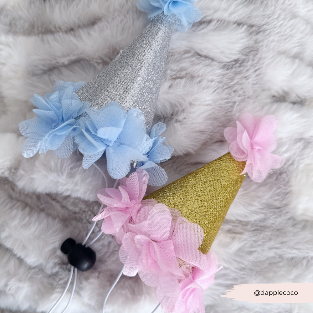 Dog Party Hat - Blue