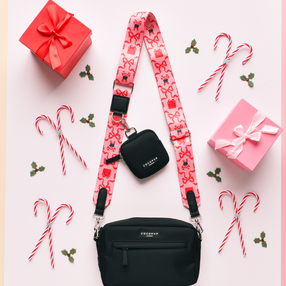 Dog Walking Black Bag Bundle - Pupmas Kisses