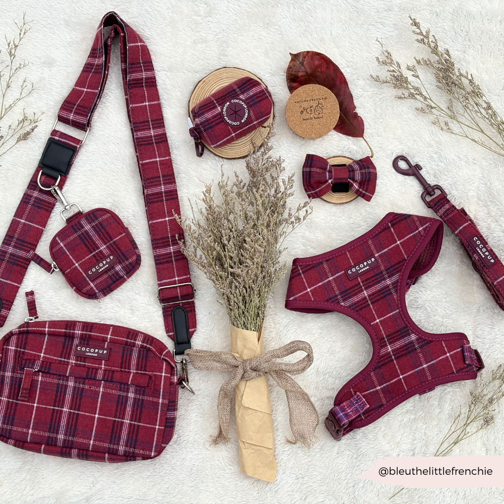 Mulberry Plaid Adjustable Neck HARNESS