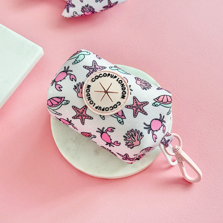 Pawcific Pink Reef Poop Bag Holder