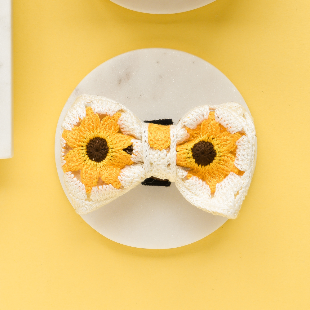 Sunflower Patch Bow Tie