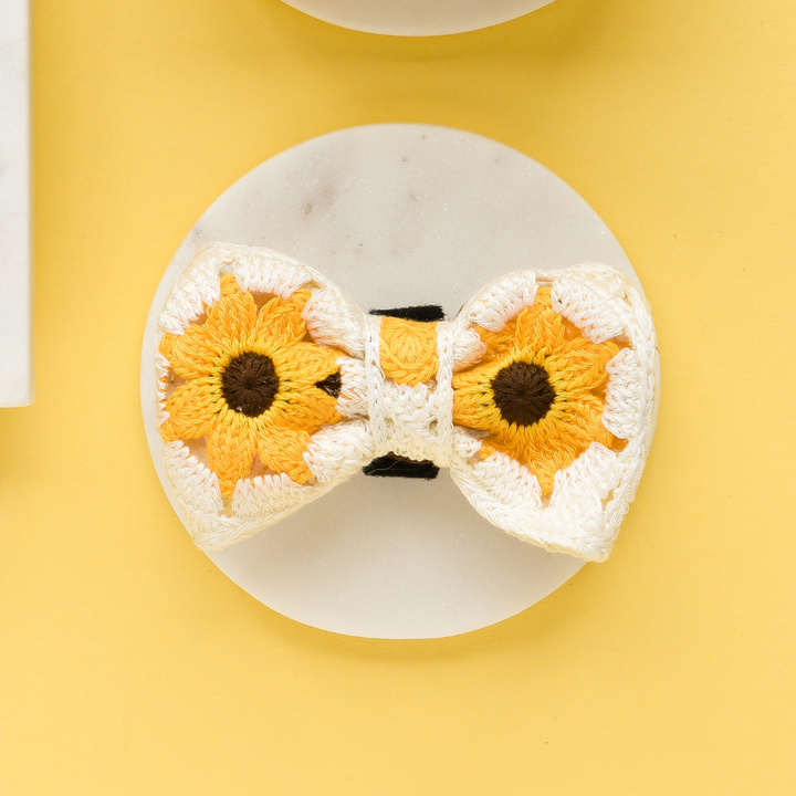 Sunflower Patch Bow Tie