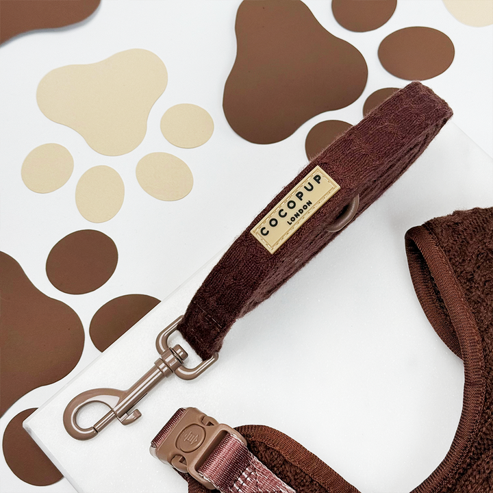 Cable Knit Lead - Hot Coco