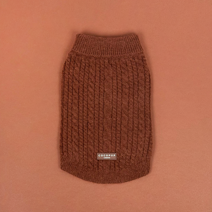 Jumper - Cable Knit Hot Coco