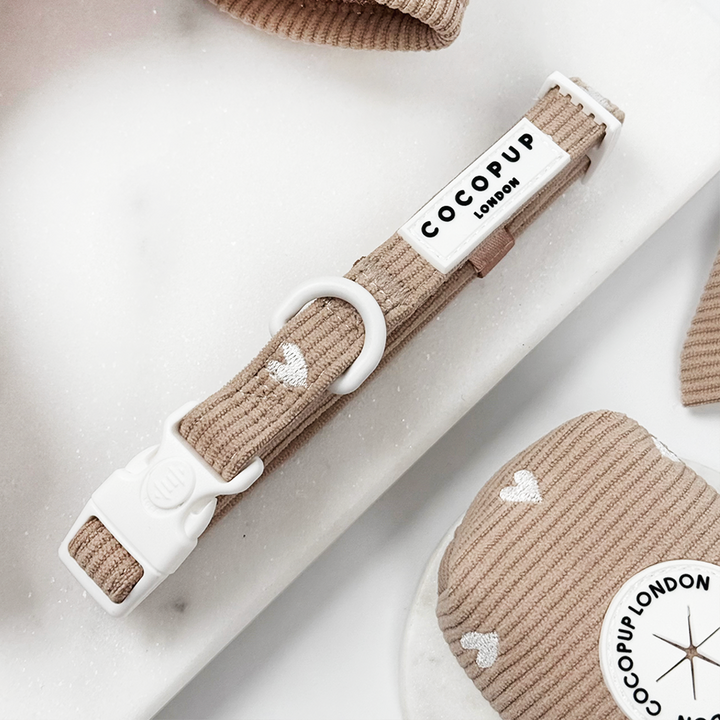 Chai Hearts Adjustable Neck Harness, Lead & Collar Bundle