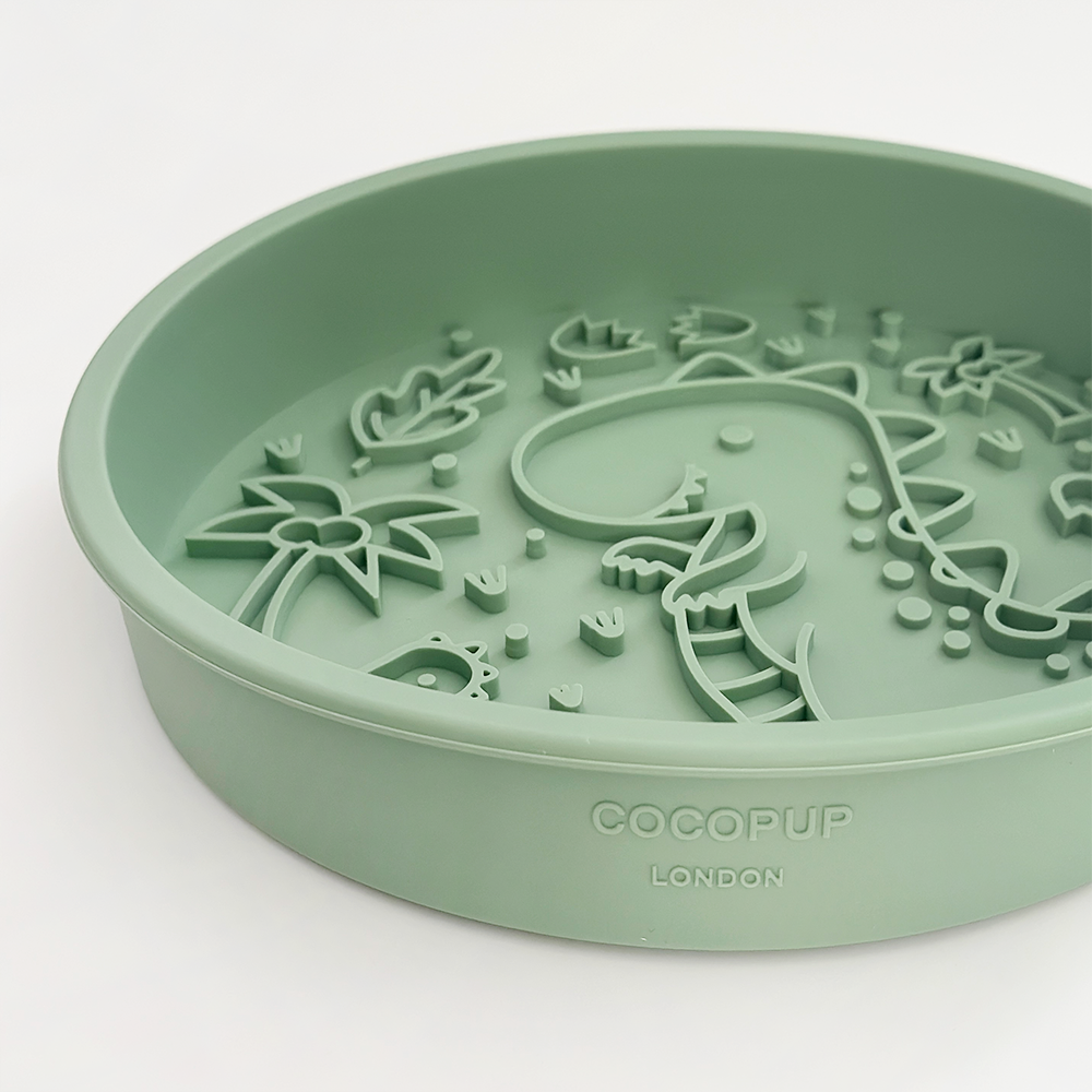 Silicone Slow Feed Dog Bowl - Dinopaws