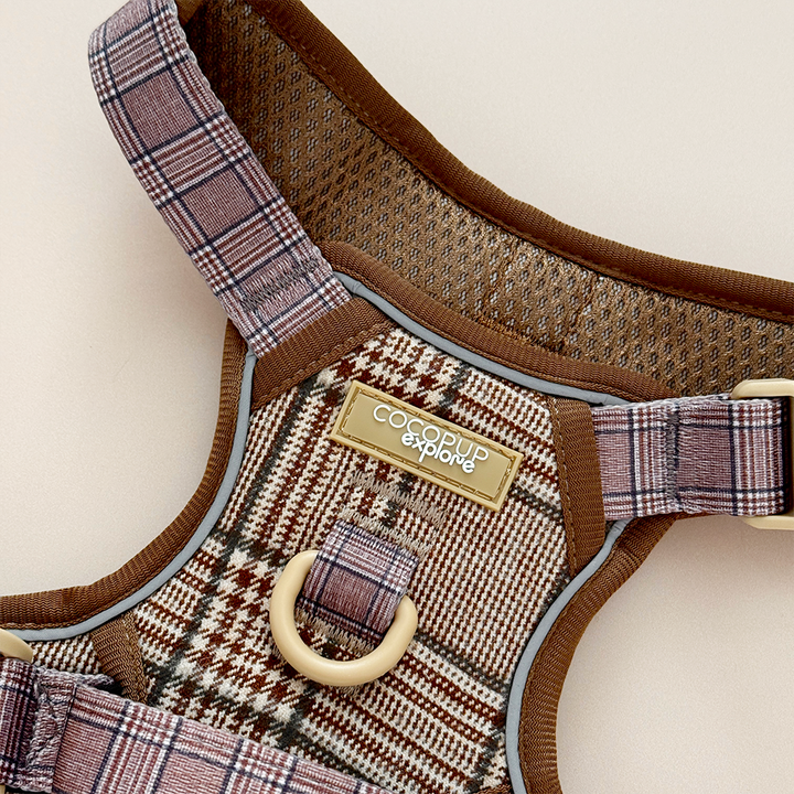 Explore Harness - Pup Plaid