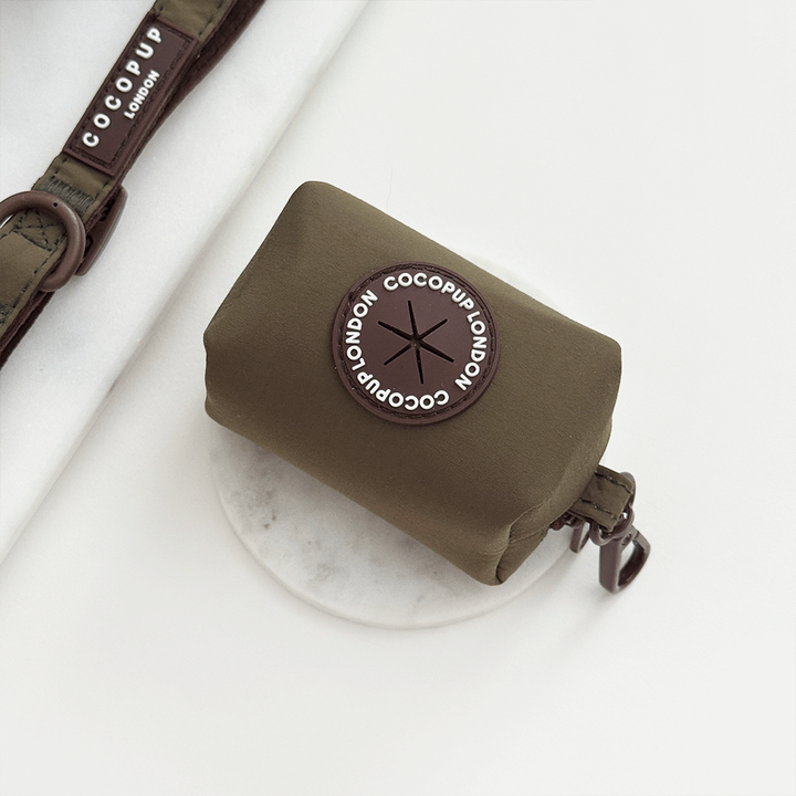 Farmhouse Poop Bag Holder - Moss Green