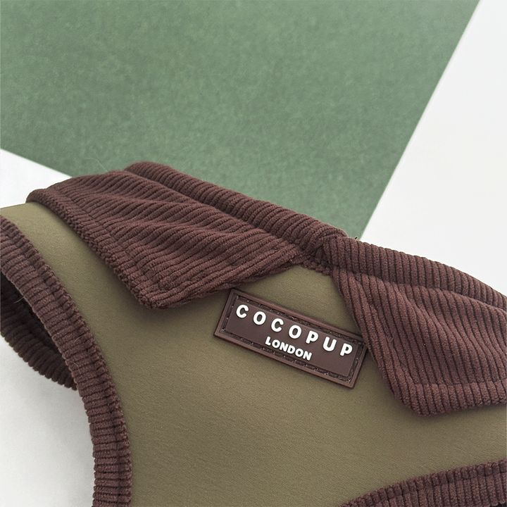 Farmhouse Adjustable Neck HARNESS - Moss Green