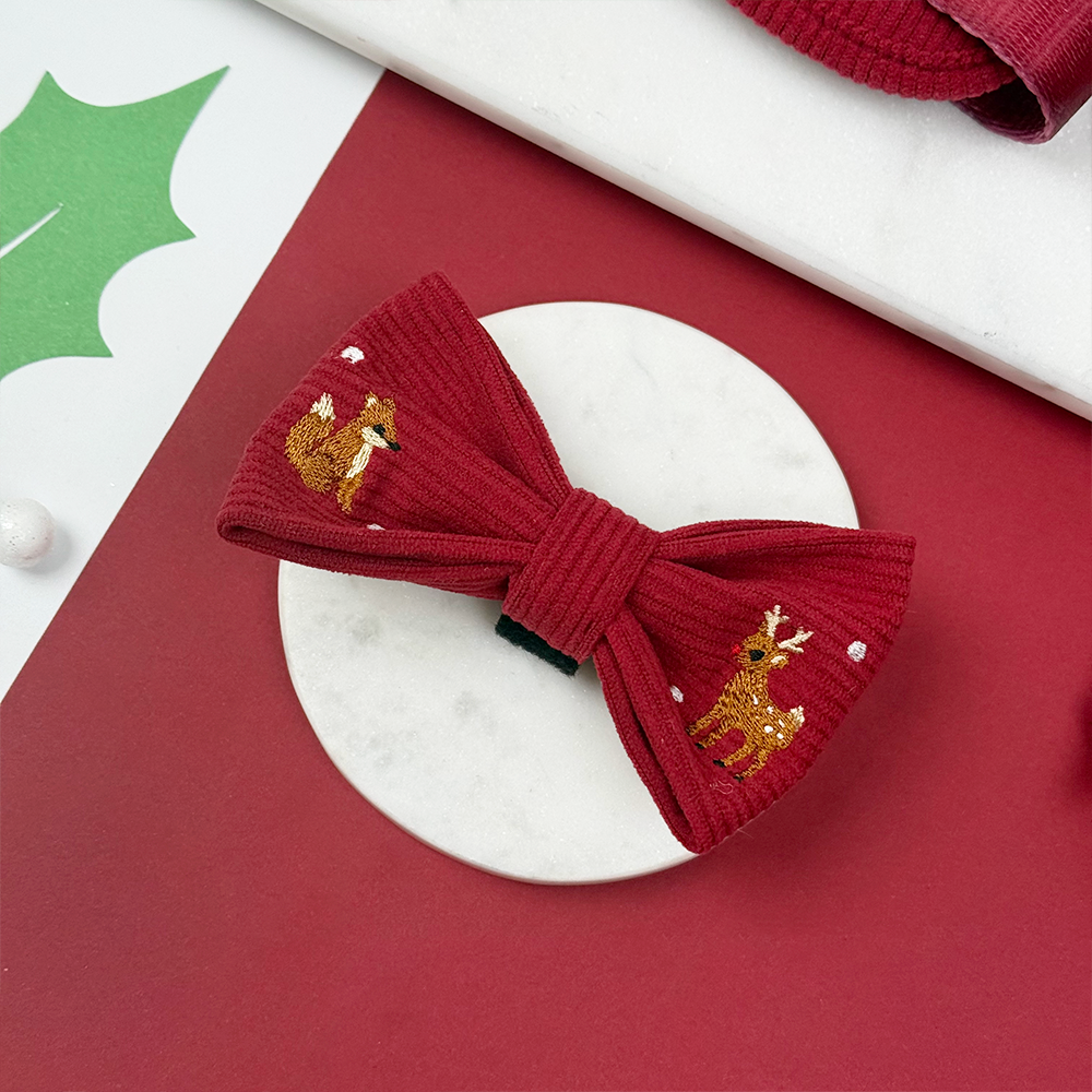 Holly Jolly Trails Bow Tie