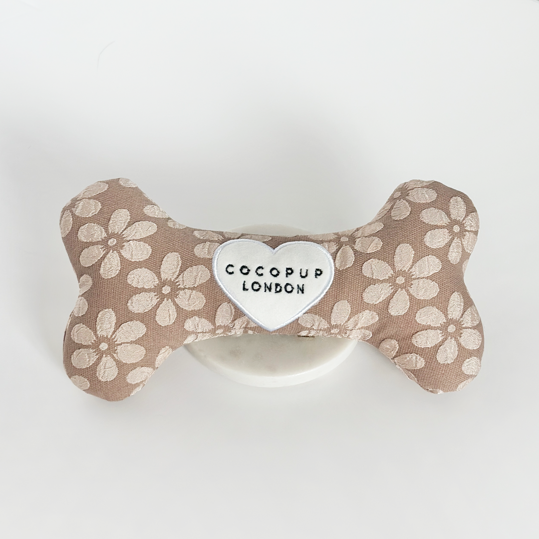 Mocha Flower Bone Toy