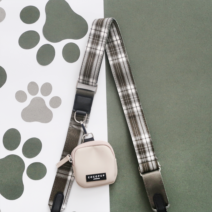 Dog Walking Bag Bundle - Olive Check