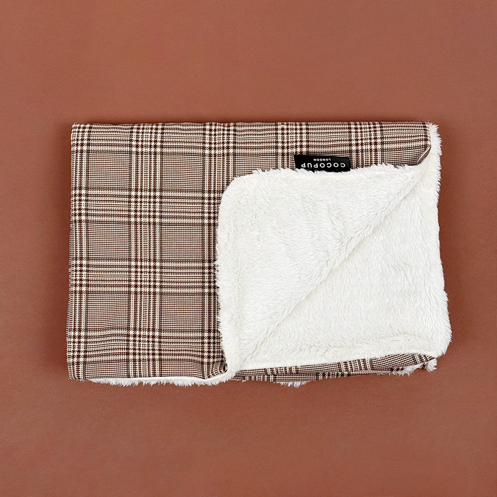 PERSONALISED Blanket - Pup Plaid