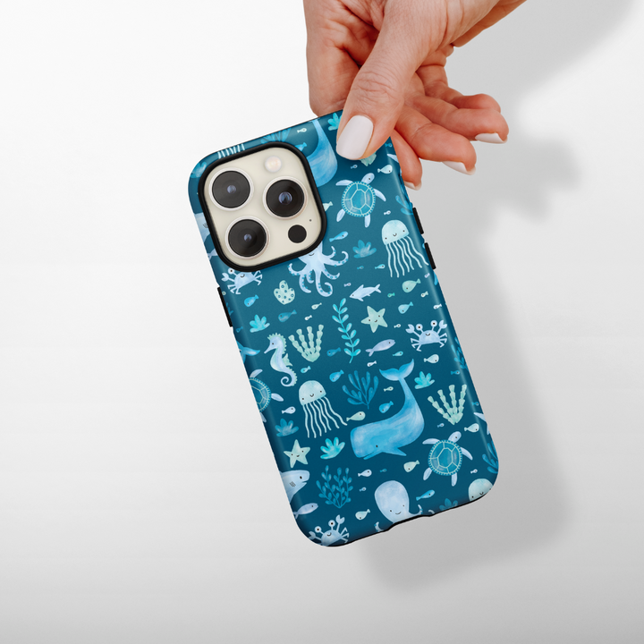 Tough Phone Case - Sea Life Pawty