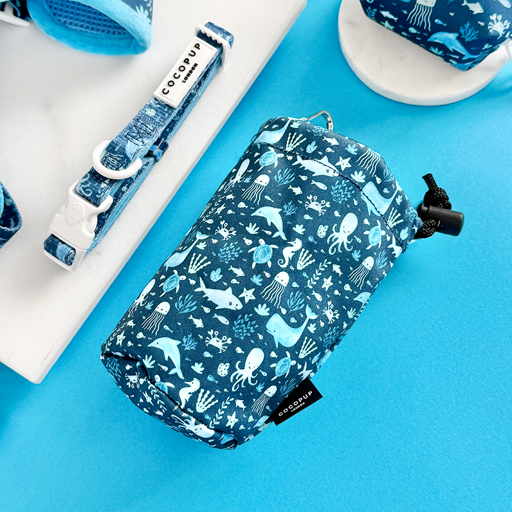 Drawstring Treat Pouch - Sea Life Pawty