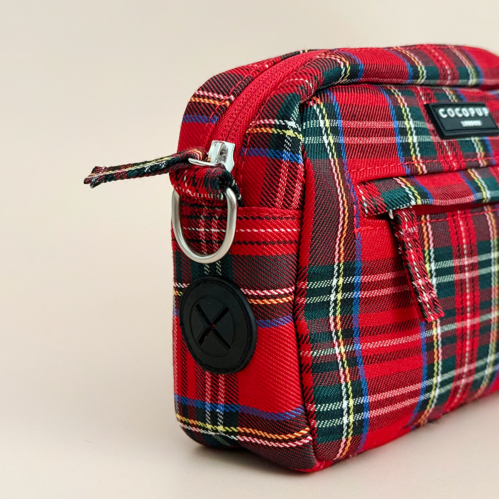 Dog Walking Bag - Tartan