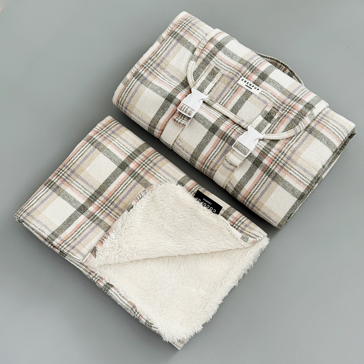 Travel Mat & Blanket Set - Oxford Plaid
