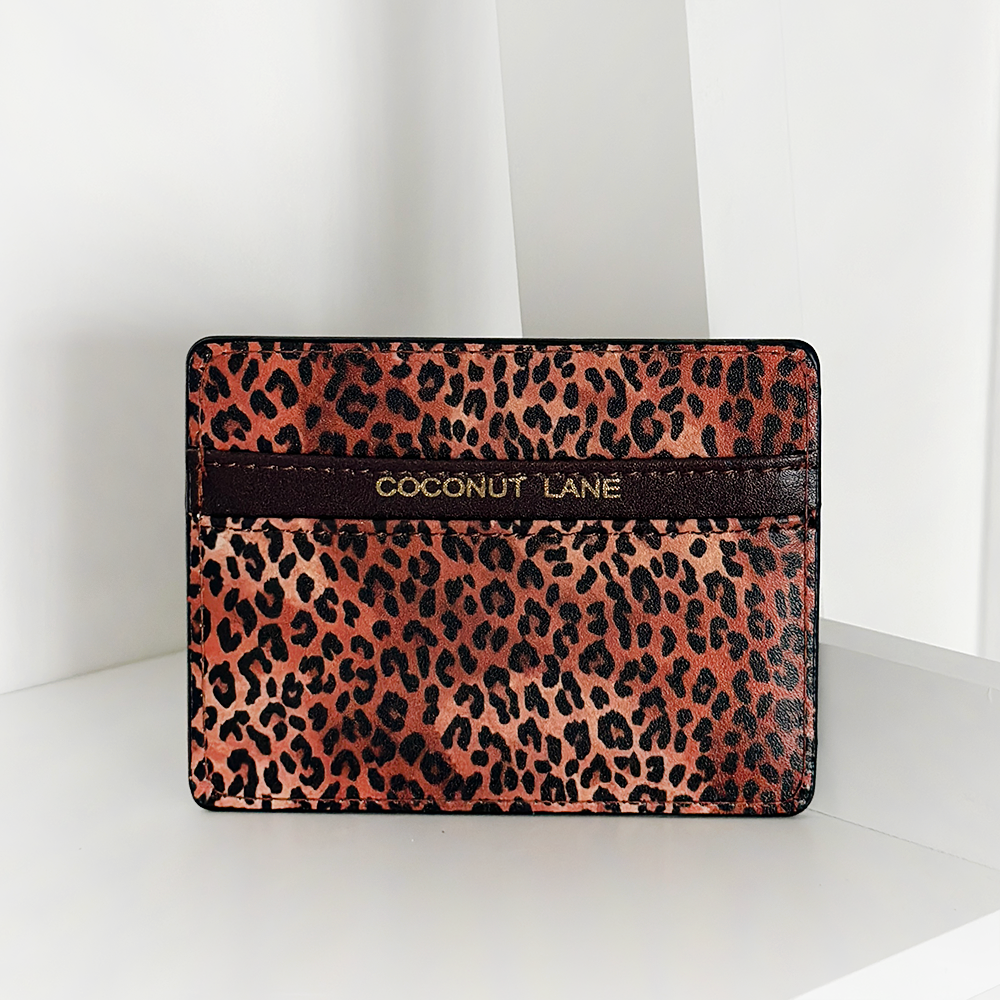 Leopard Pup Card Holder by Coconut Lane