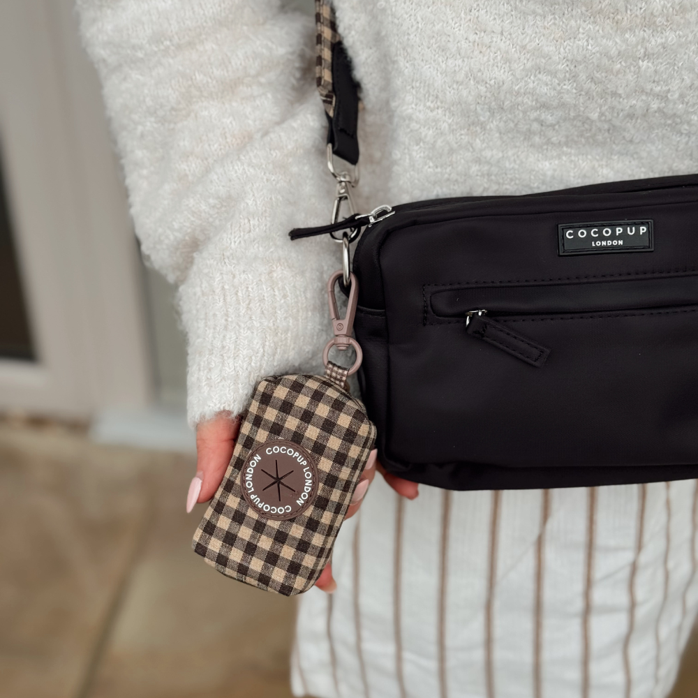 Cotswold Check Poop Bag Holder