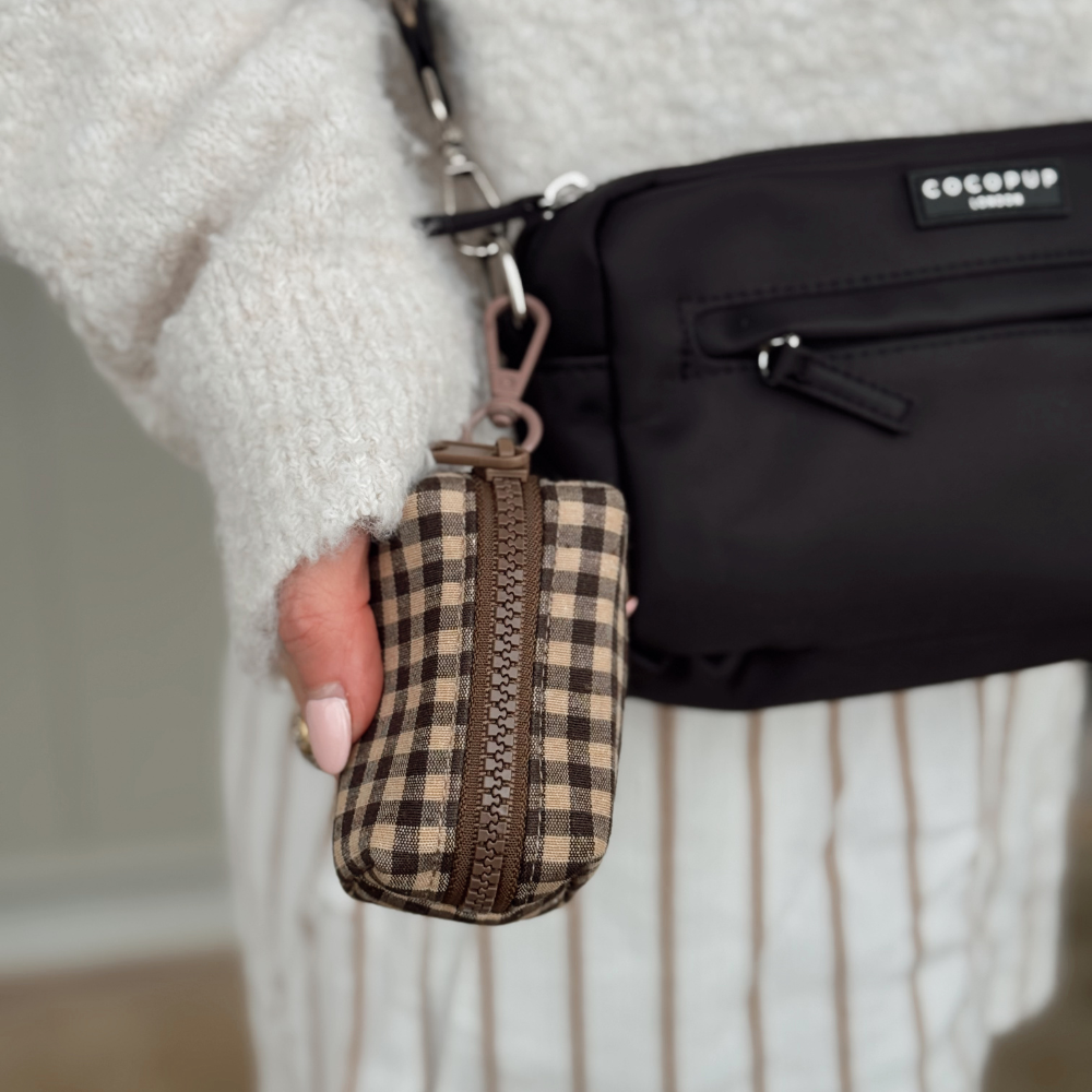 Cotswold Check Poop Bag Holder