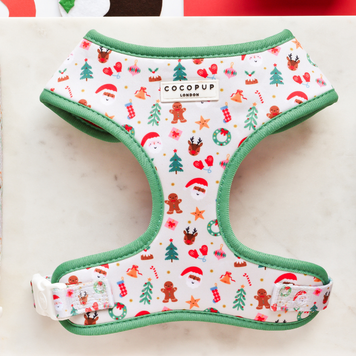 Christmas Pawty Adjustable Neck Harness