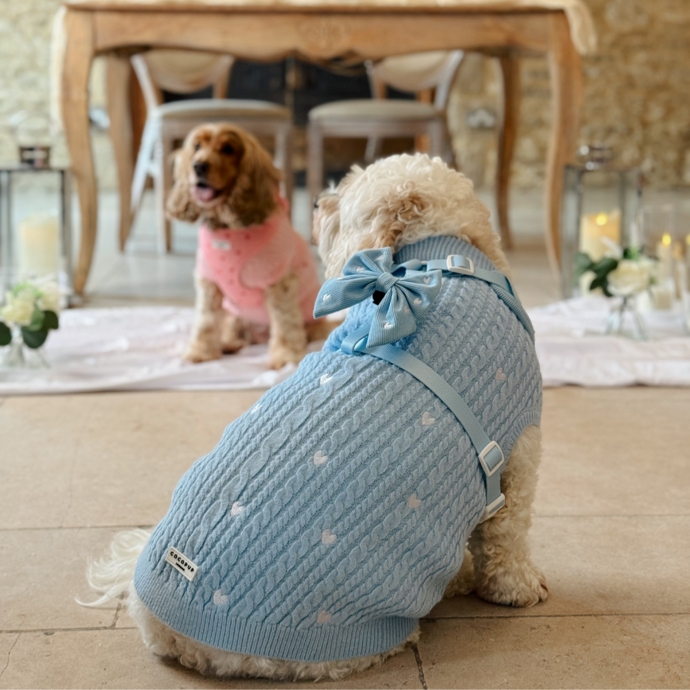 Jumper - Cable Knit Blue Heartstrings