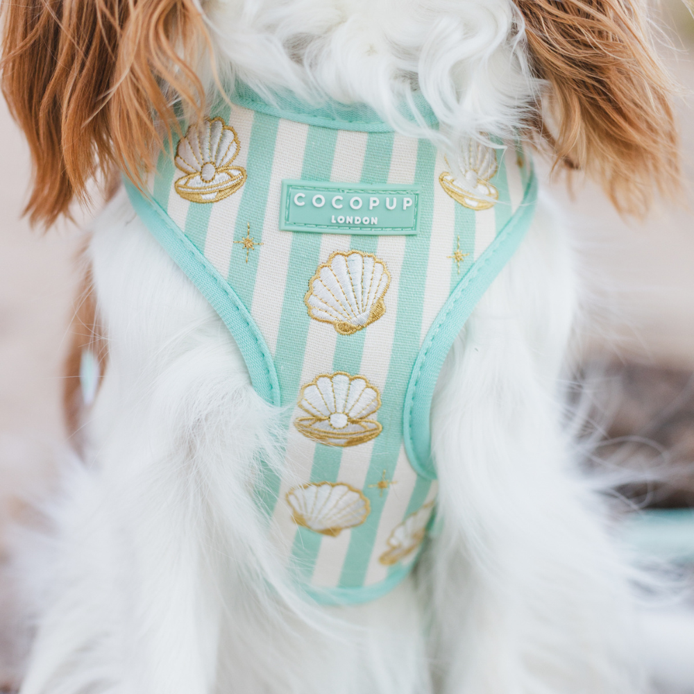 Mermaid Pearl Pup Adjustable Neck HARNESS