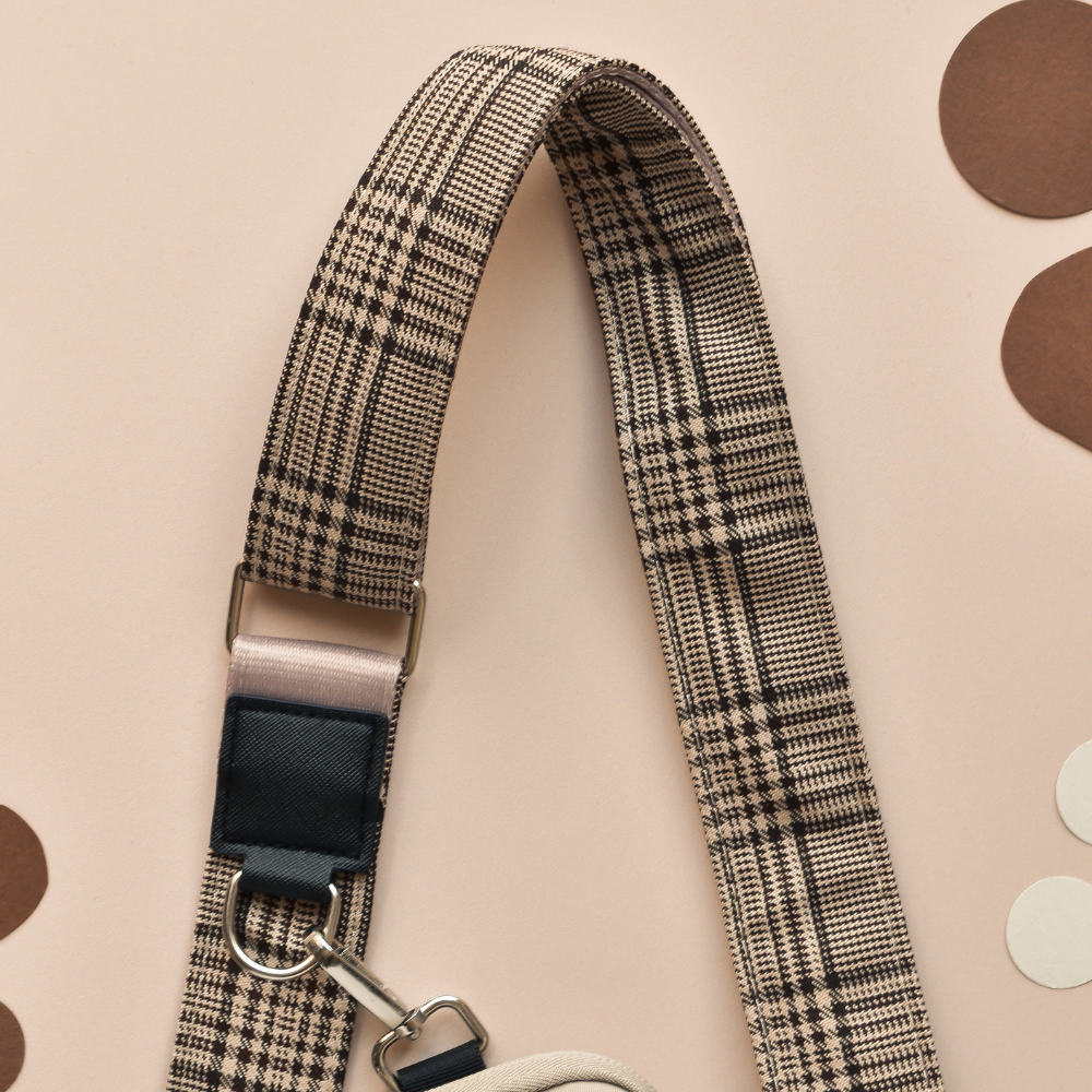 Dog Walking Caramel Latte Bag Bundle - Pup Plaid