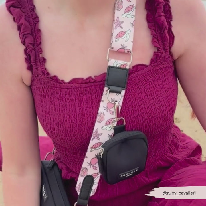 Bag Strap - Pawcific Pink Reef