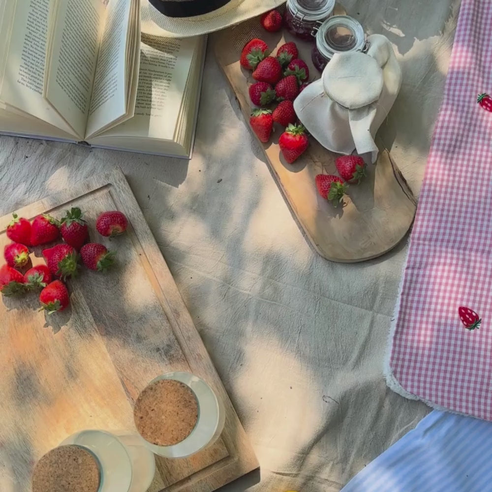 Blanket - Strawberry Picnic Pup