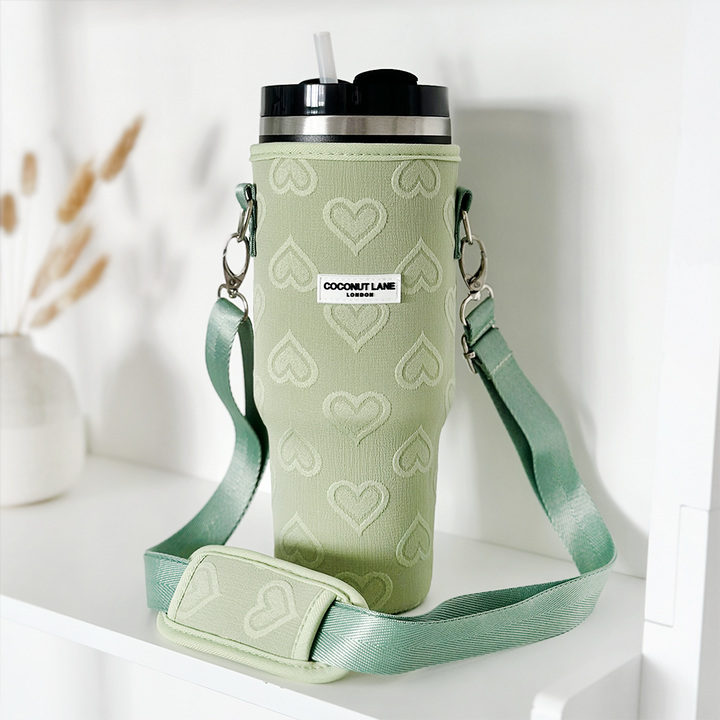 Sage Heart Tumbler Carry Case by Coconut Lane